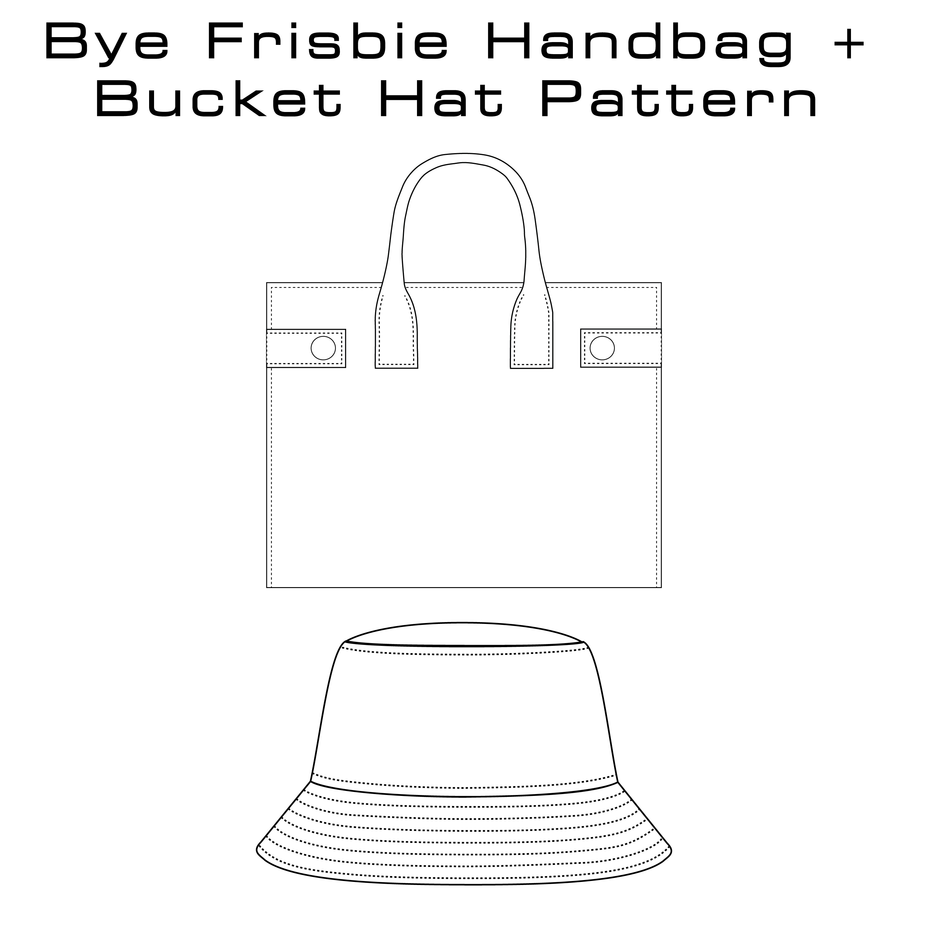Handbag Bucket Hat Pattern Bundle Bye Frisbie handbag-bucket-hat-pattern-bundle-bye-frisbie