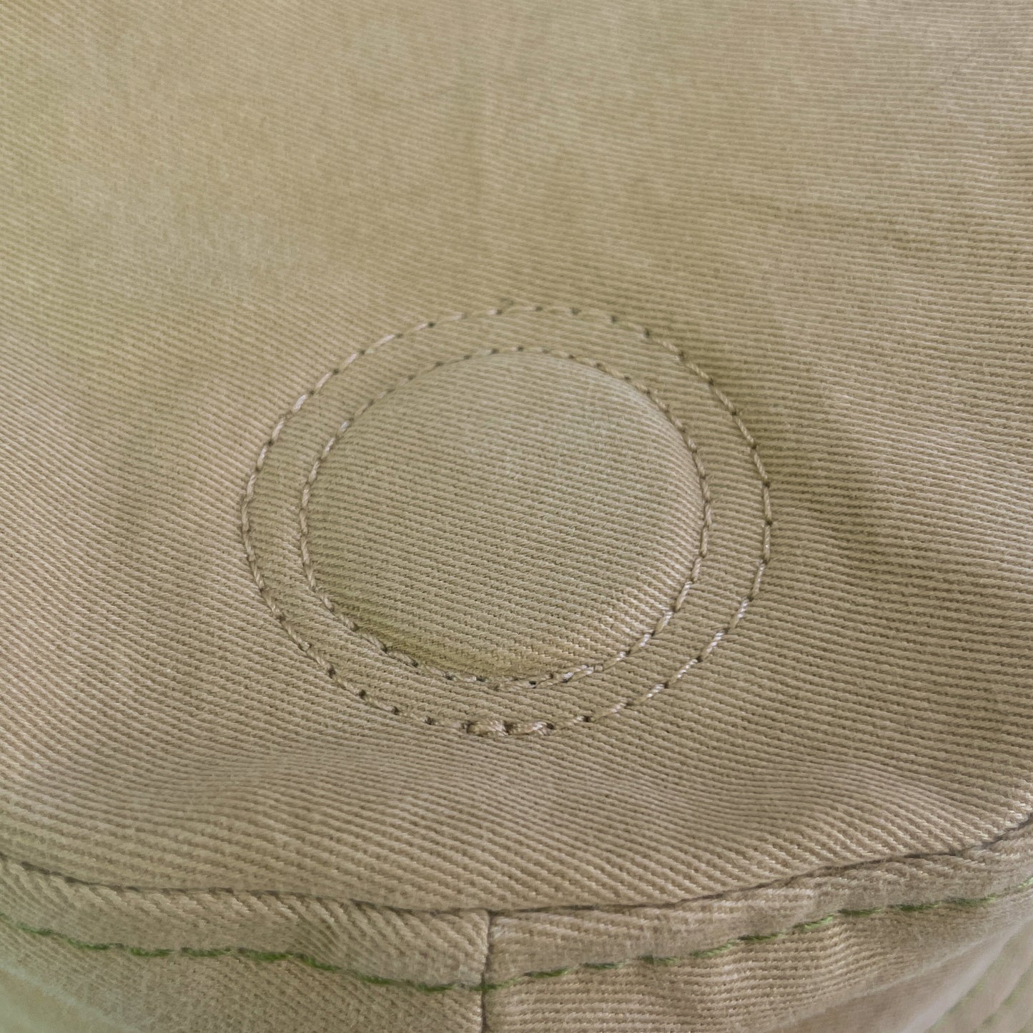 Beige and Green Bunny Hat 1of1