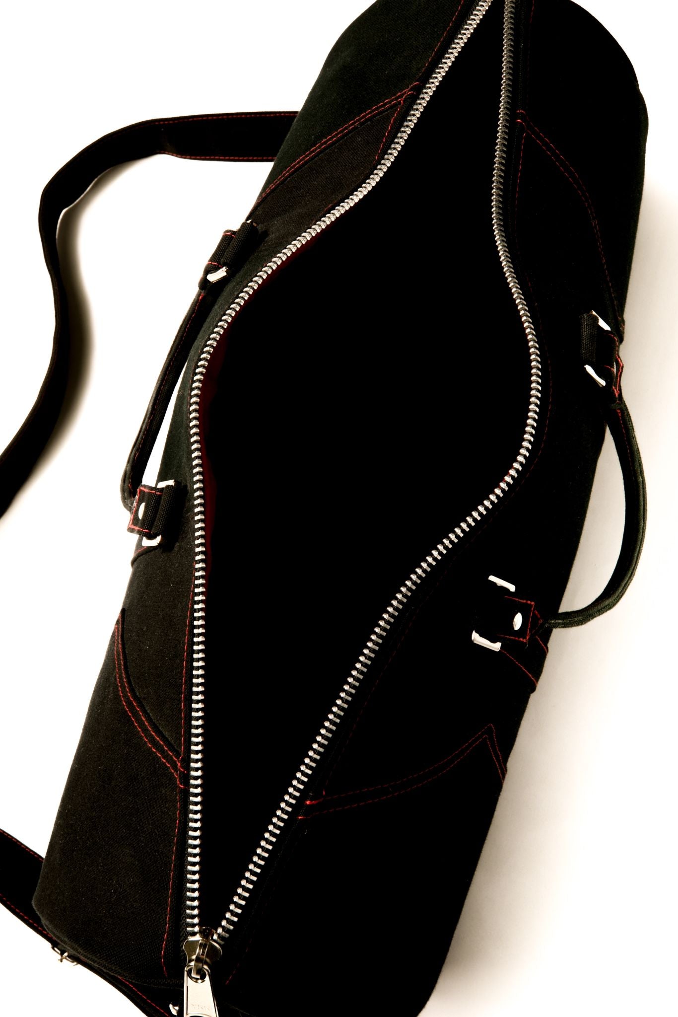 Black and Red Double Knee Duffle (Archived Dreams Collab)