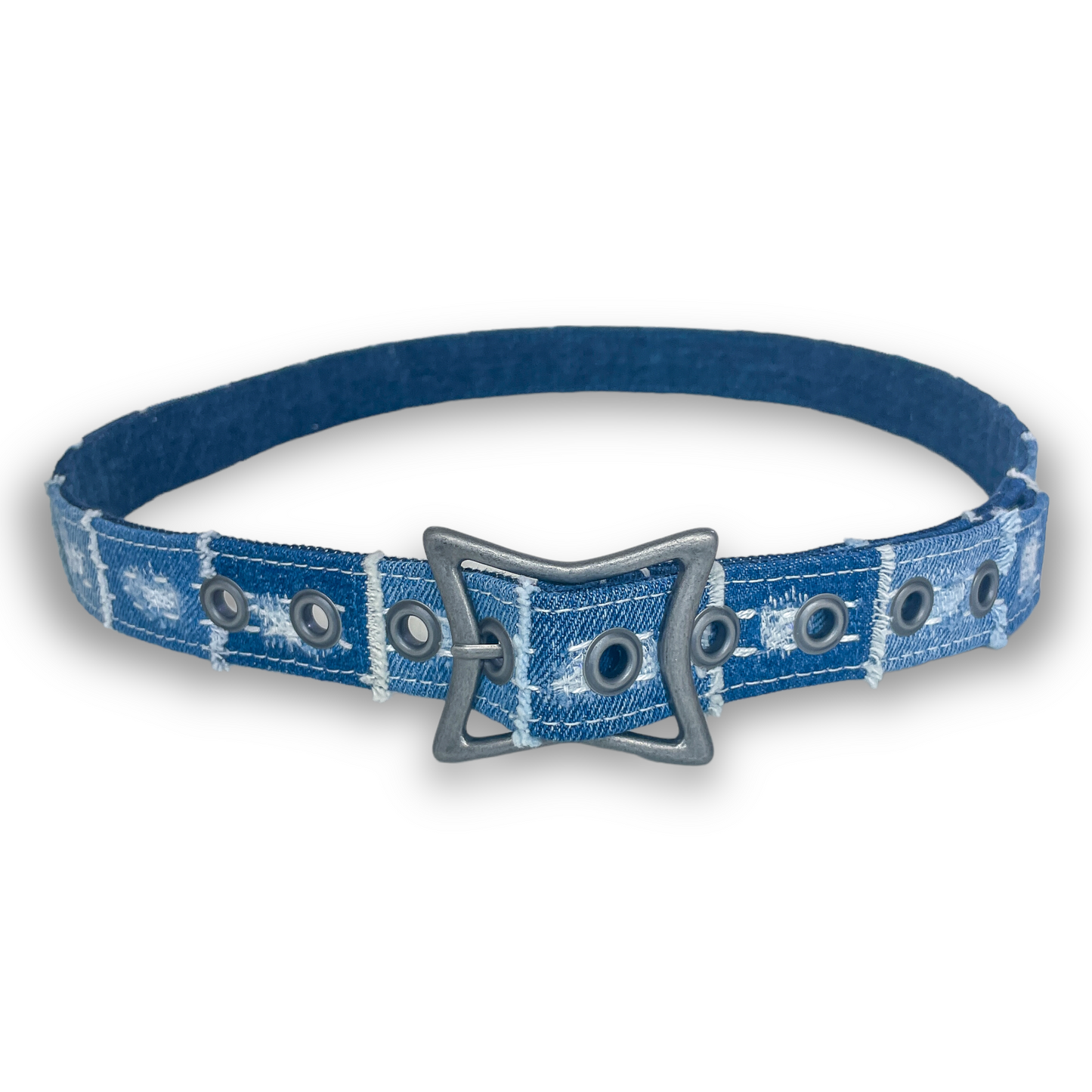 "Lone Star" Denim Belt (1.125")