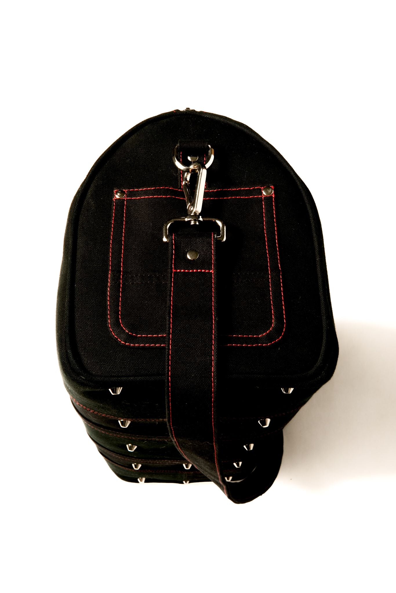 Black and Red Double Knee Duffle (Archived Dreams Collab)