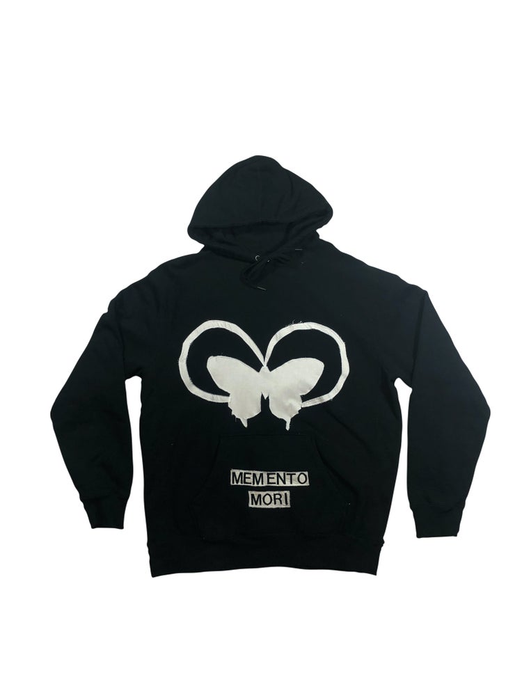 Memento Mori Black Heavyweight Hoodie