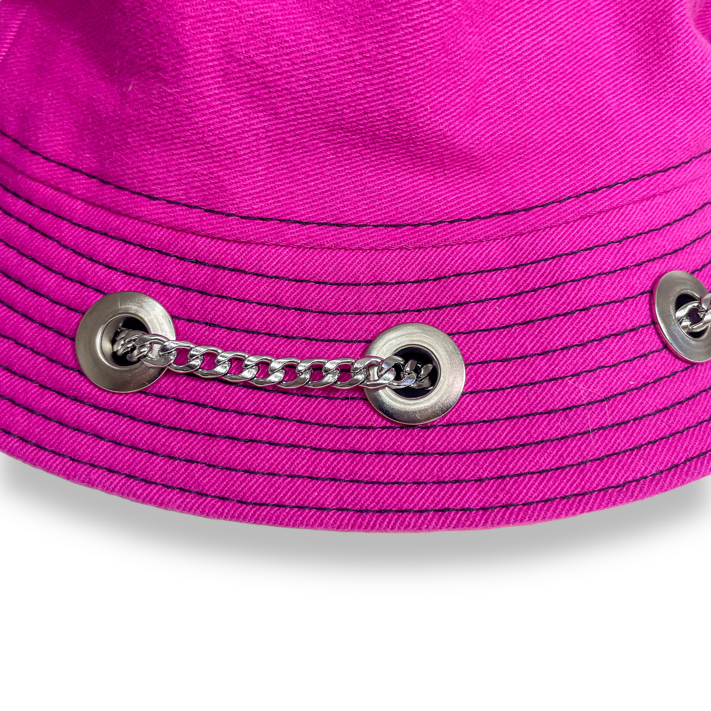 Pink and Black Bunny Hat 1of1