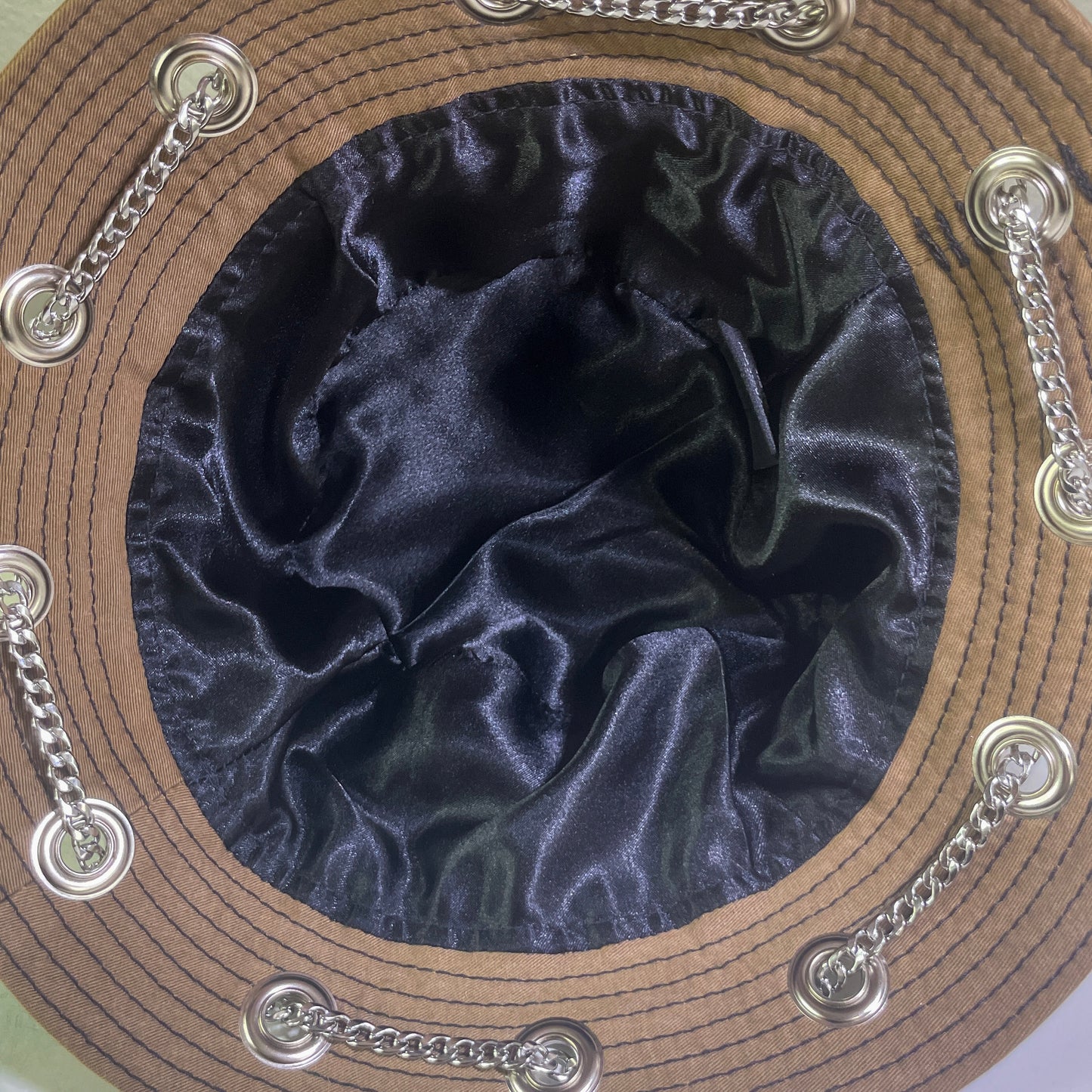 Light Brown and Black Bunny Hat 1of1