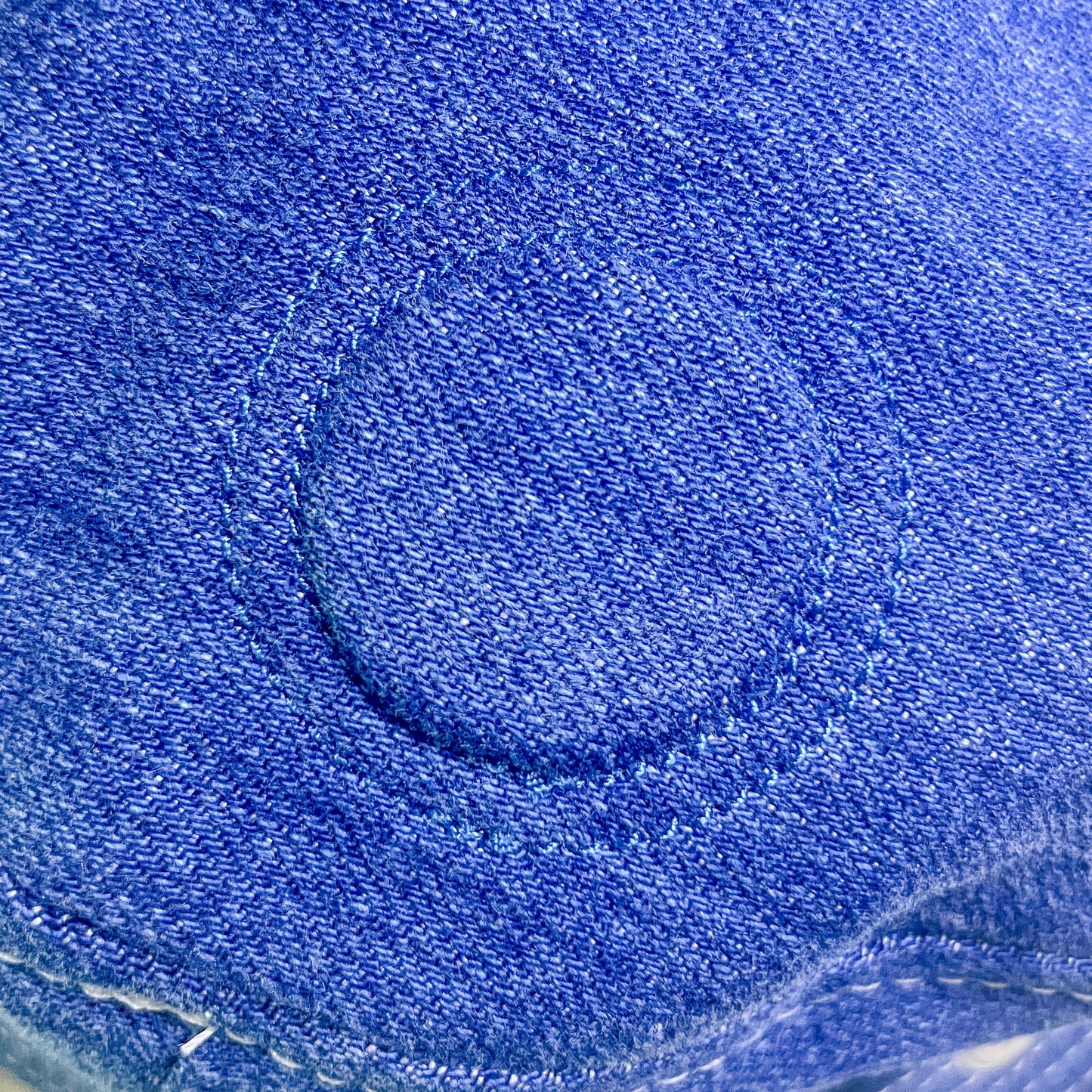 Blue and White Bunny Hat 1of1