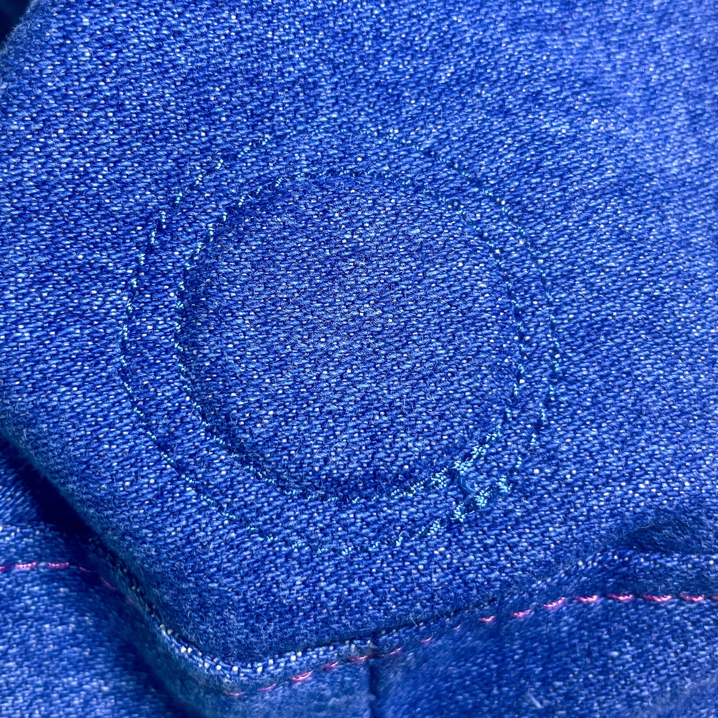Blue and Pink Bunny Hat 1of1