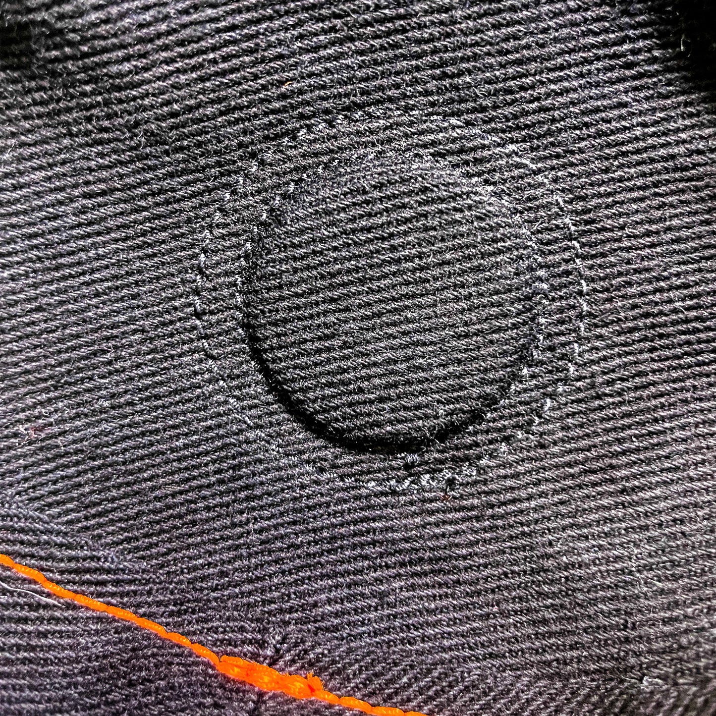 Black and Orange Horn Hat 1of1