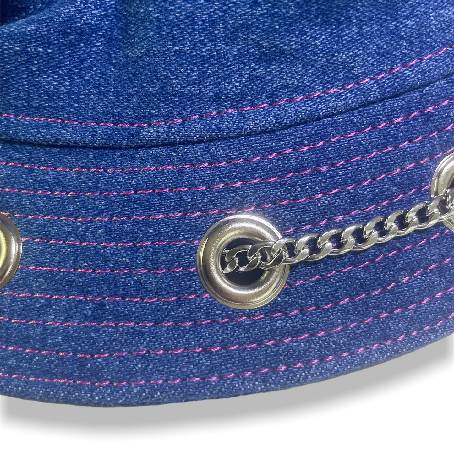 Blue and Pink Bunny Hat 1of1