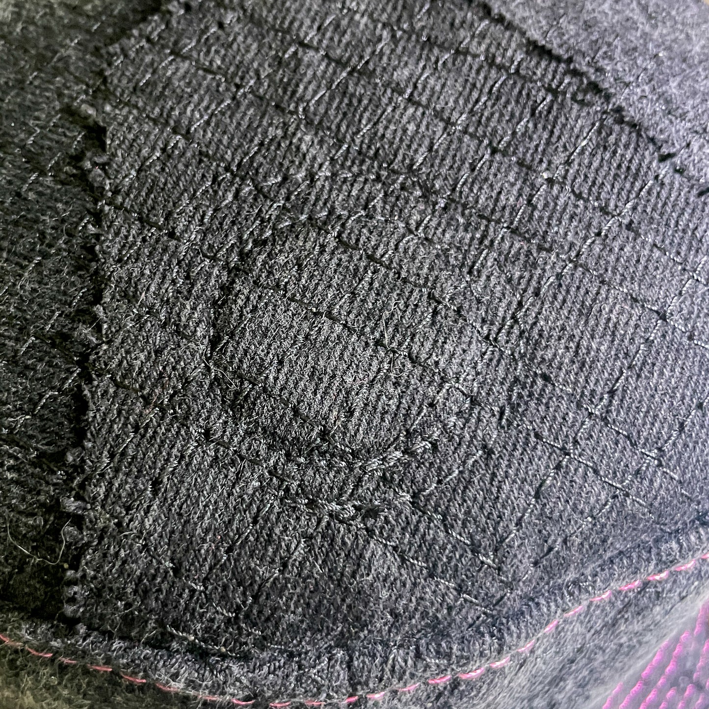 Grey and Pink Bunny Hat 1of1