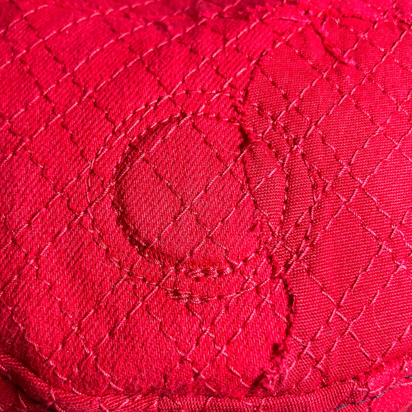 Red and Black Bunny Hat 1of1