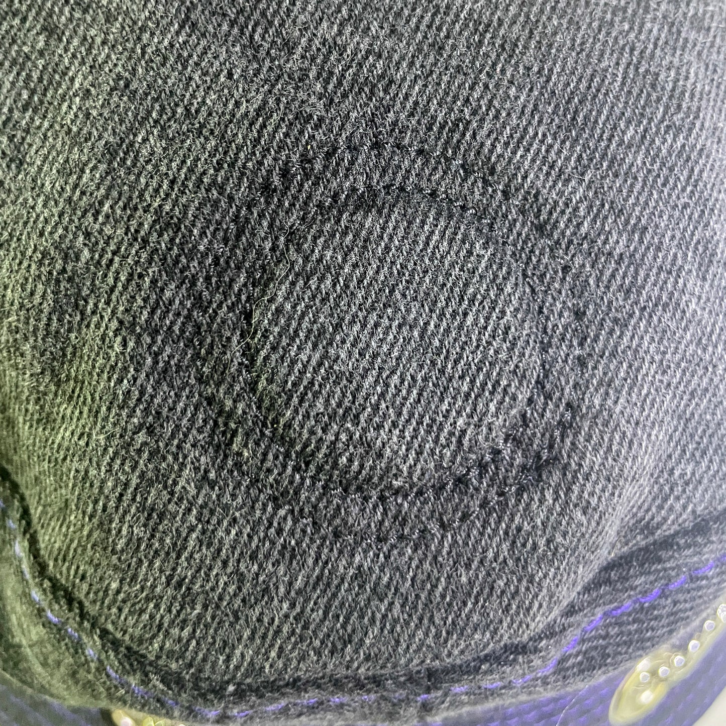 Grey and Purple Bunny Hat 1of1