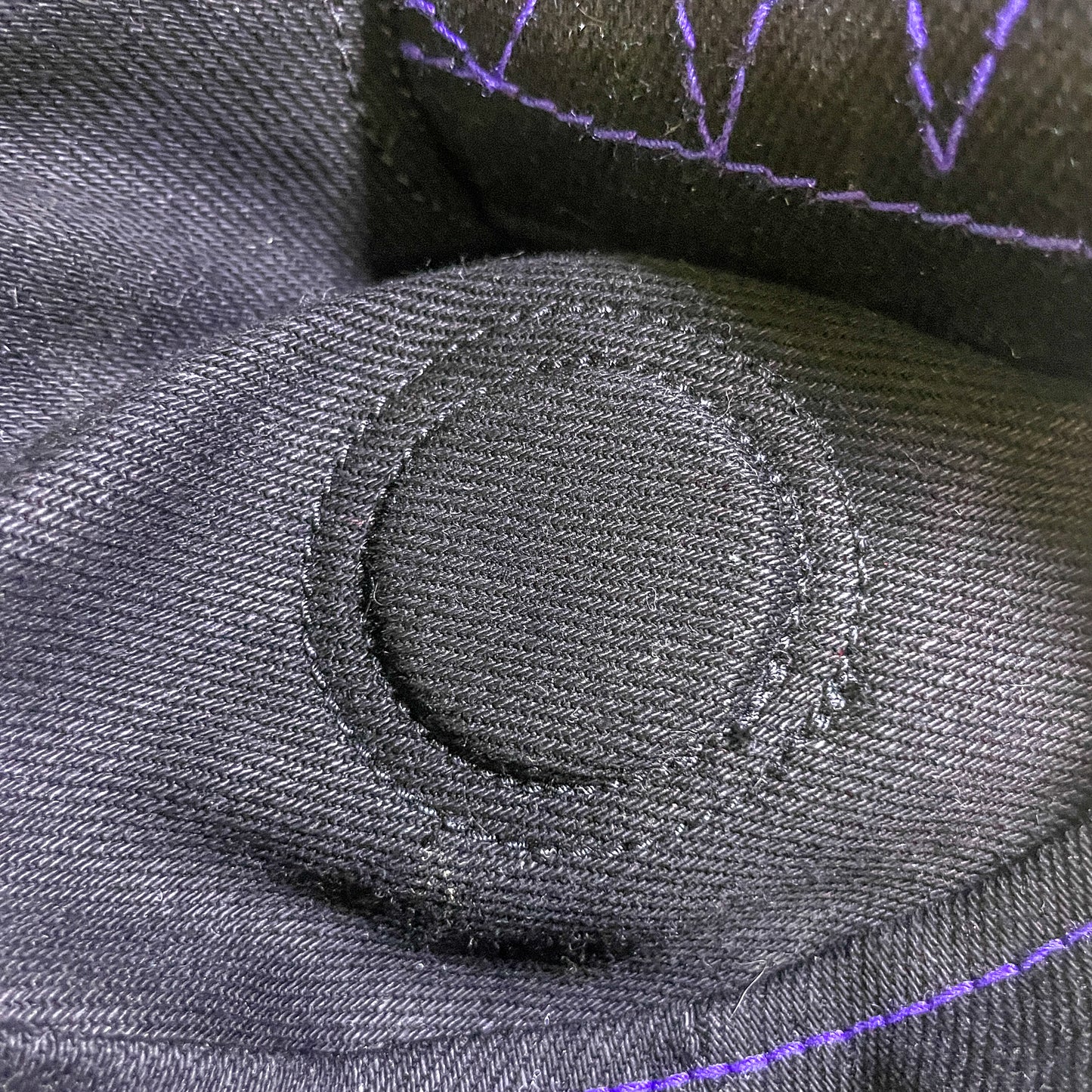 Black and Purple Bunny Hat 1of1