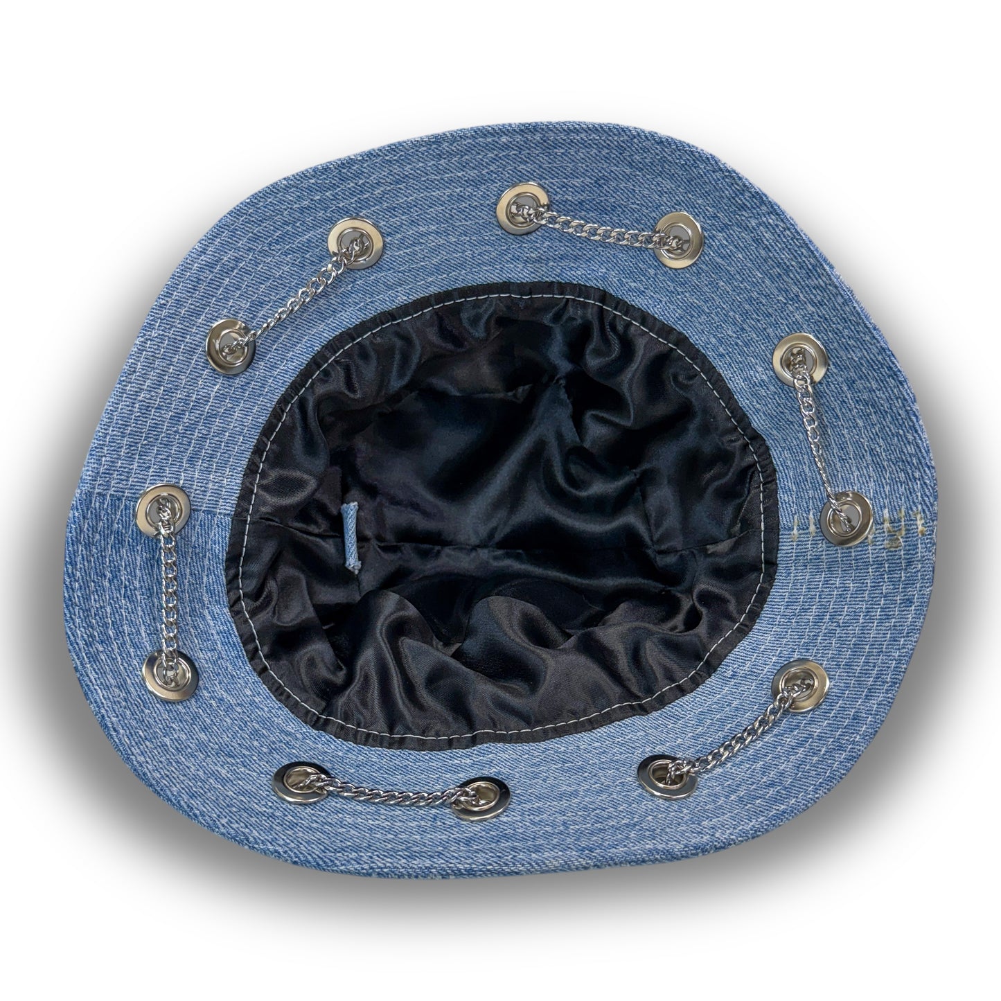 Blue Paisley Horn Hat 1of1
