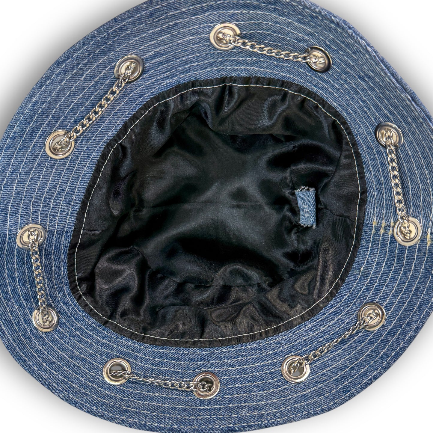 Faded Blue Sashiko Bunny Hat 1of1