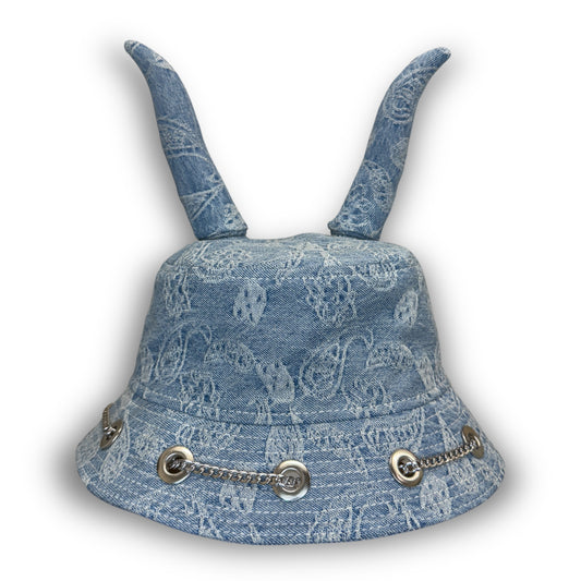 Blue Paisley Horn Hat 1of1