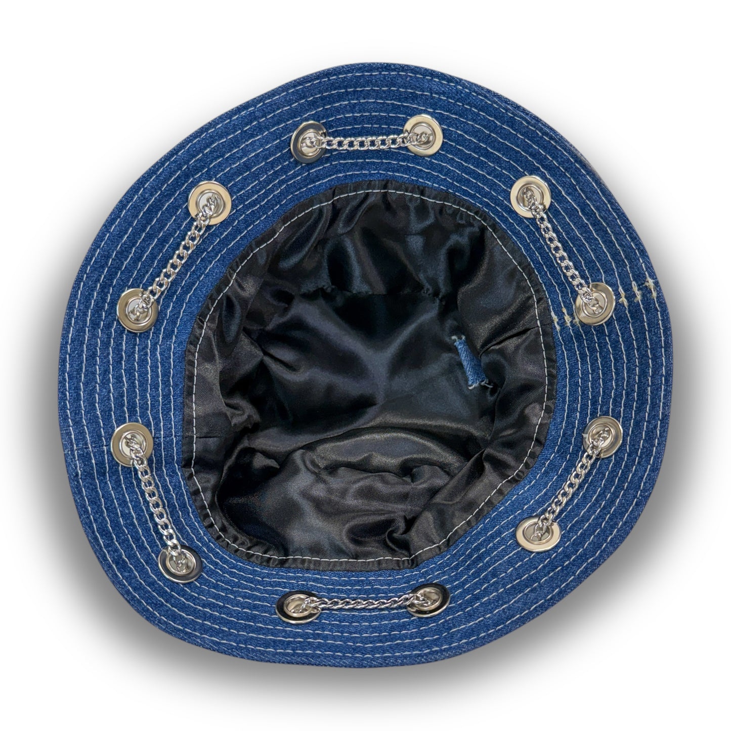 Distressed Blue Horn Hat 1of1