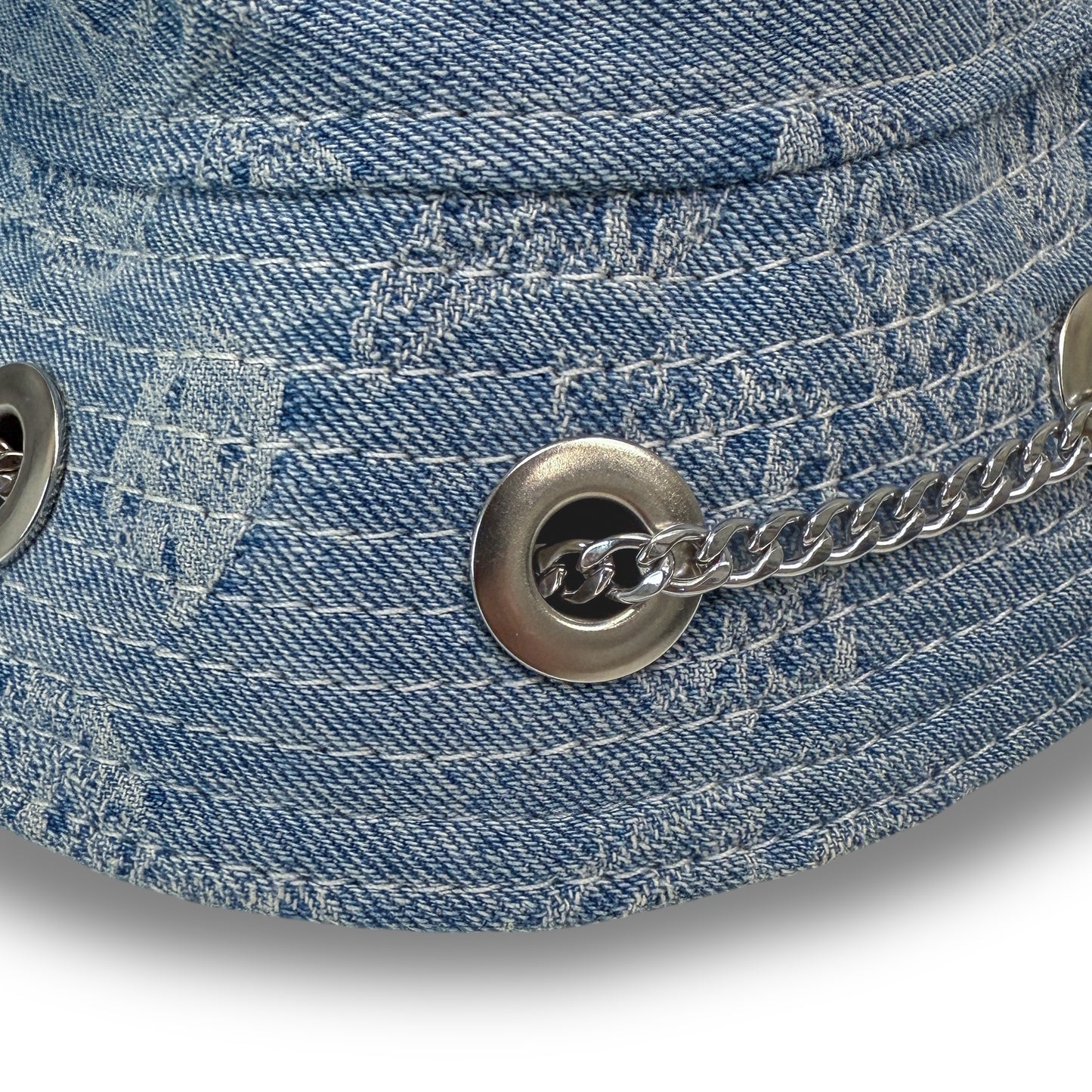 Blue Paisley Horn Hat 1of1