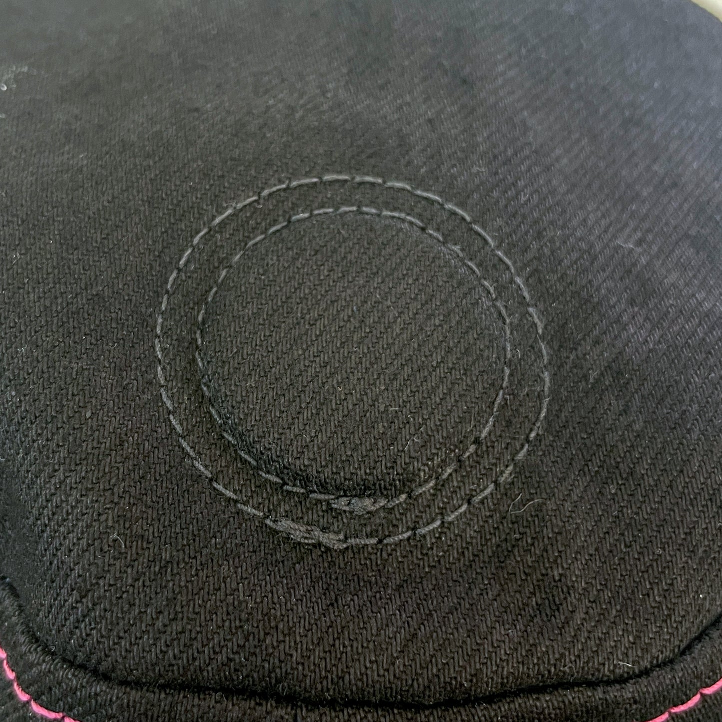 Black and Pink Bunny Hat 1of1