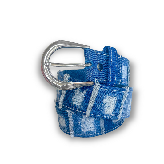"Corrosion" Denim Belt (1.5")
