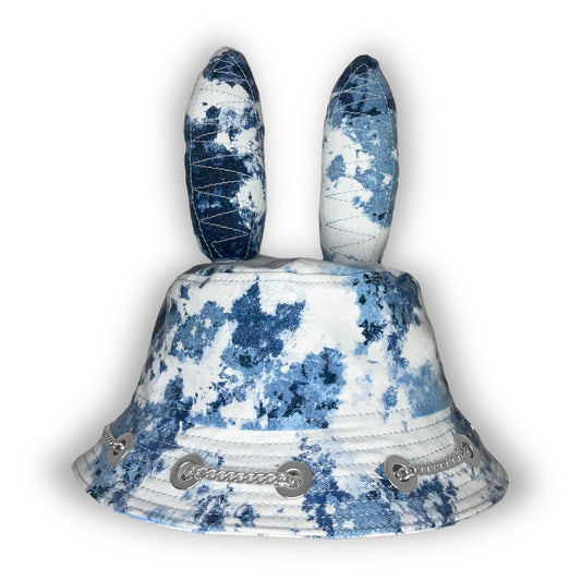 White and Blue Bunny Hat 1of1