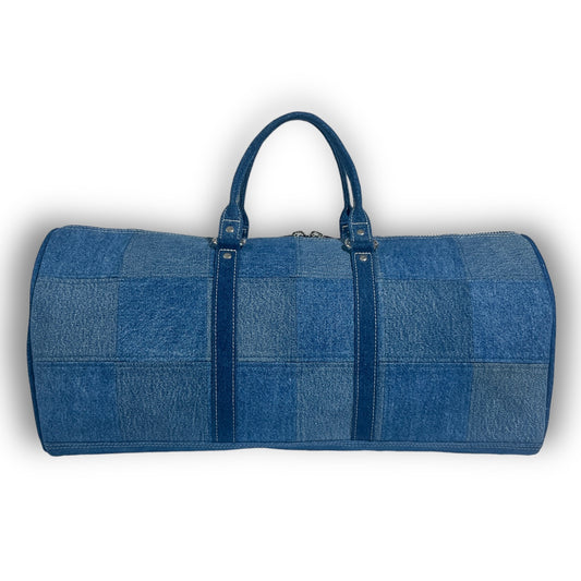 Blue Checkered Duffle Bag (Archived Dreams Collab)