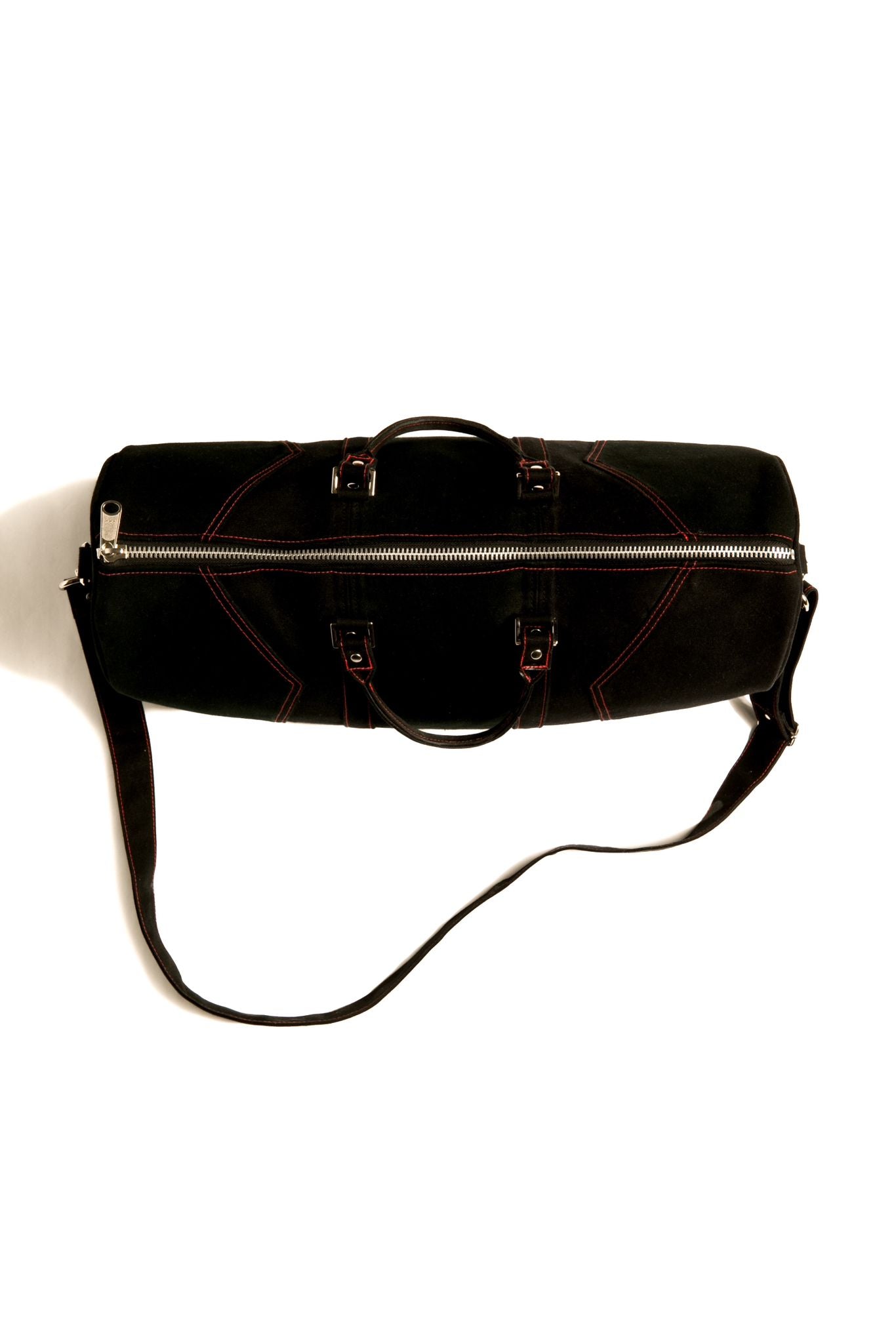 Black and Red Double Knee Duffle (Archived Dreams Collab)
