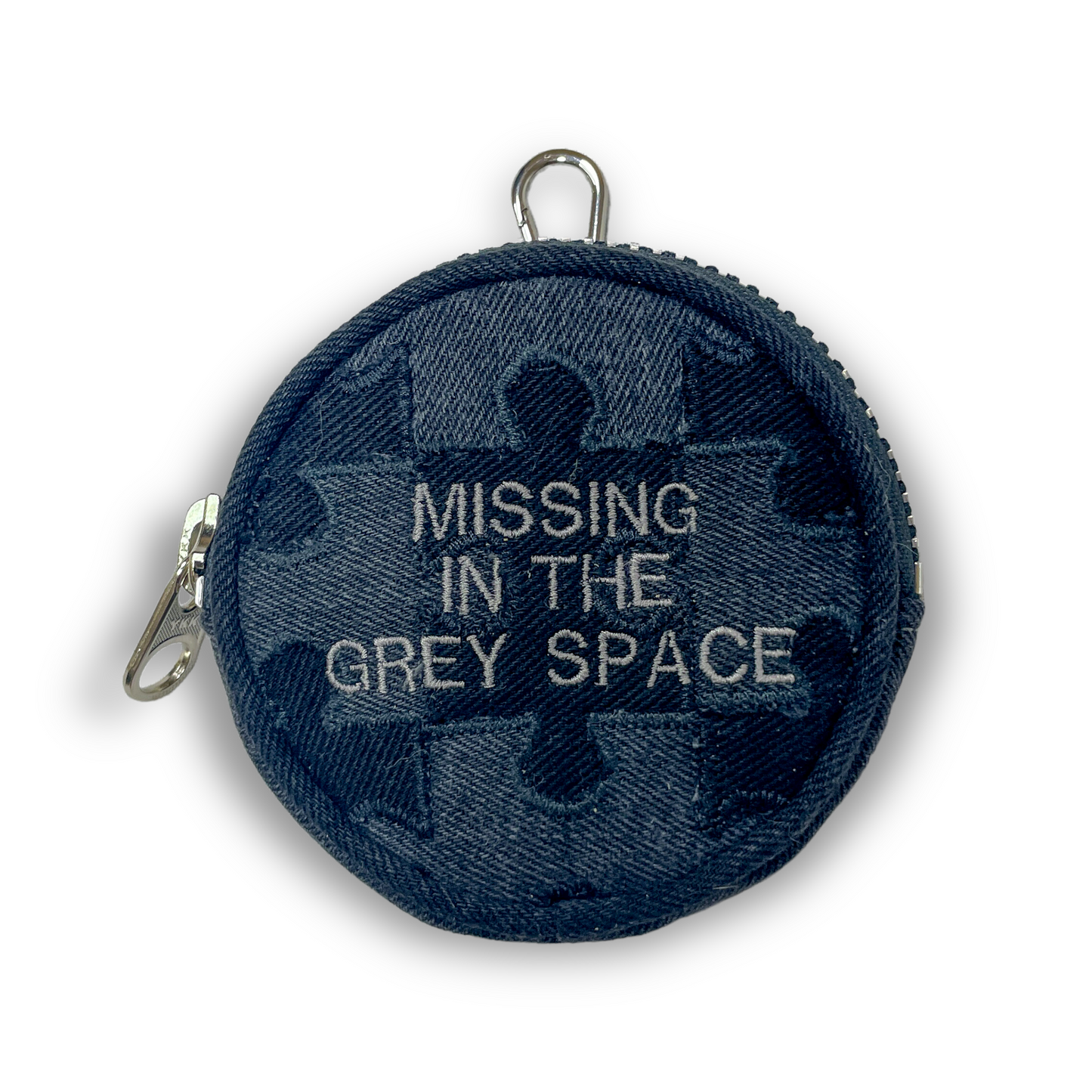 "Missing in the Grey Space" Mini Handbag 1of1