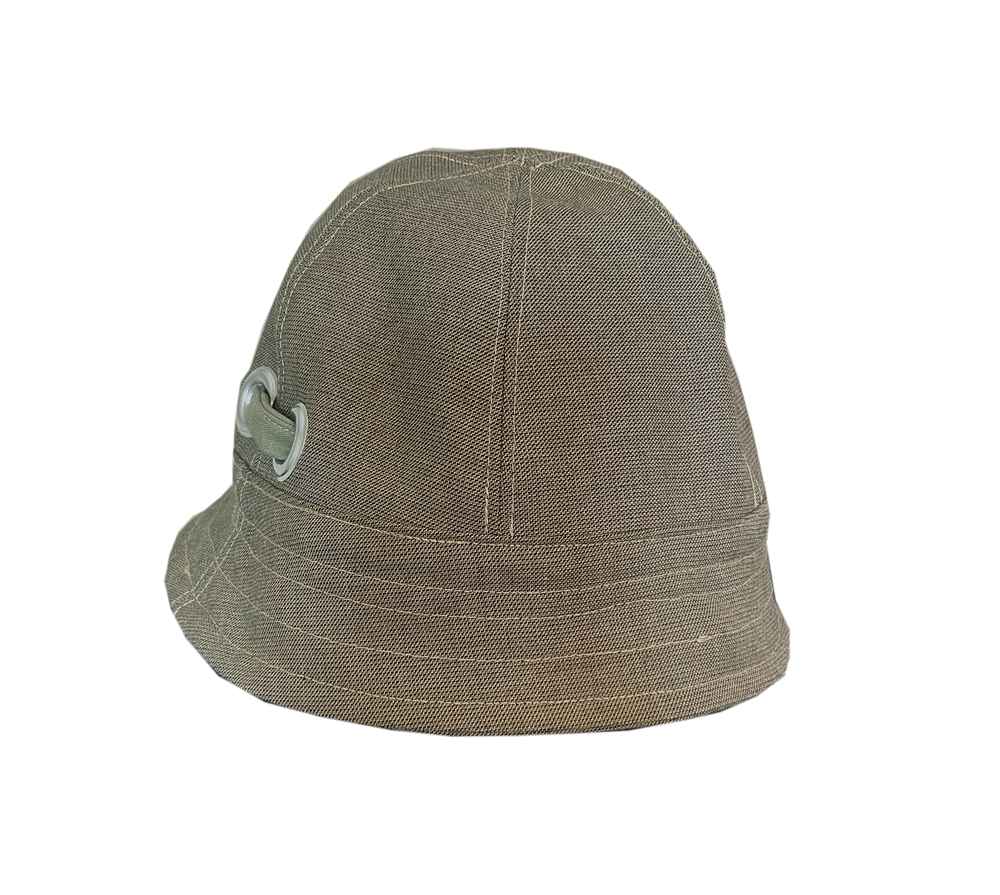 Bucket Hat Clutch Bag Brown SAMPLE