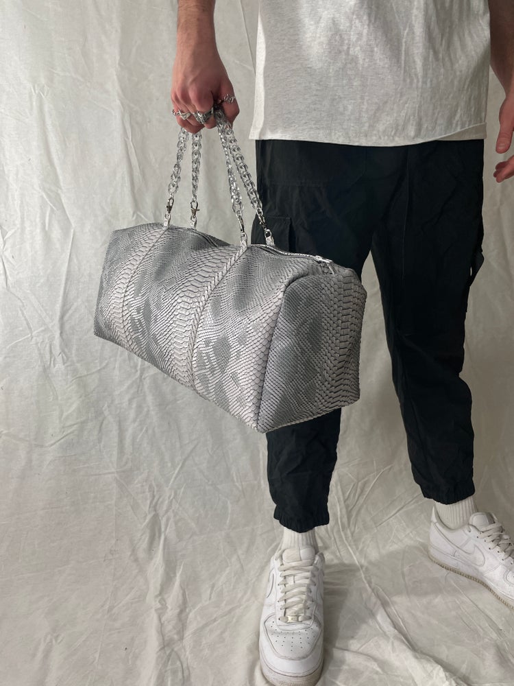 Snakeskin Duffle