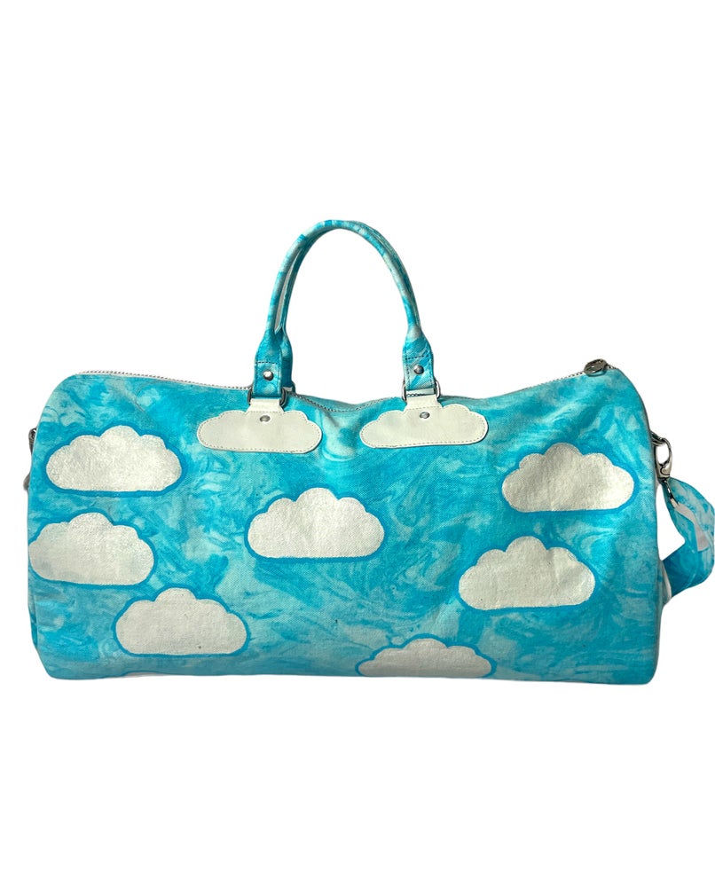 Upcycled Cloud Duffle Bag