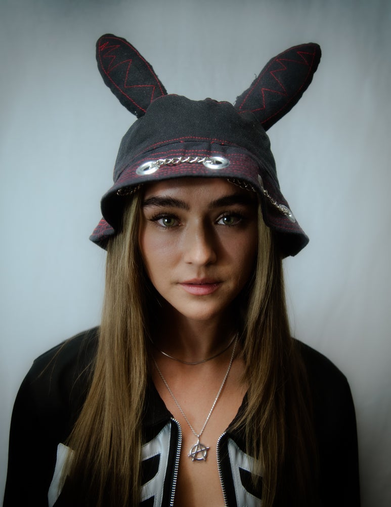 Bunny Bucket Hat Black