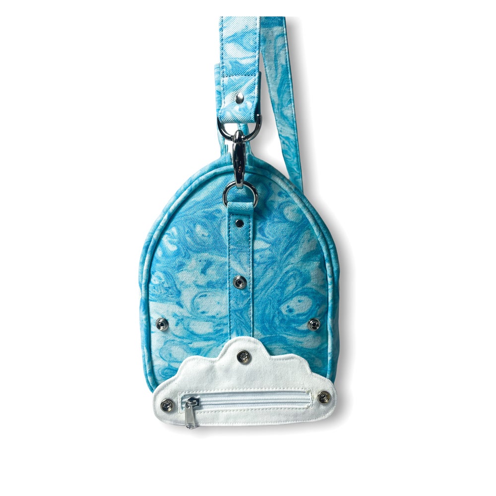 Upcycled Cloud Duffle Bag