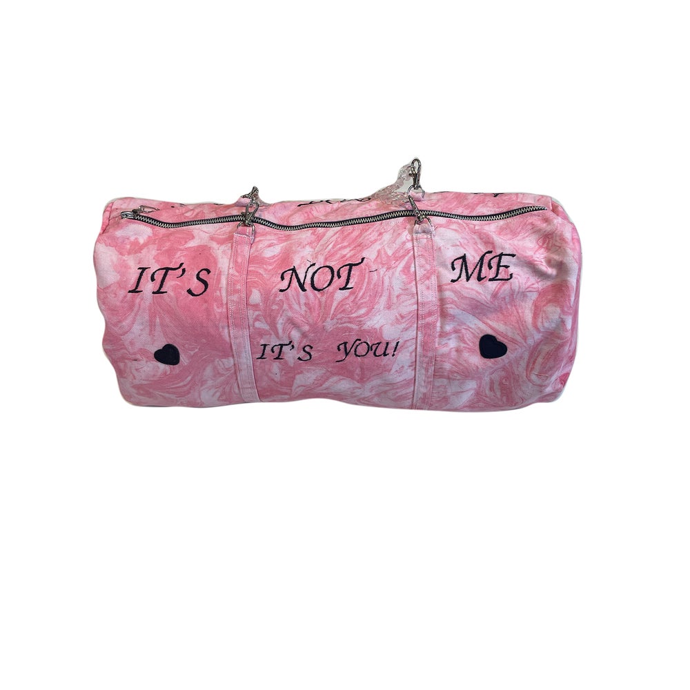 Marble Denim Duffle Bag 1of2