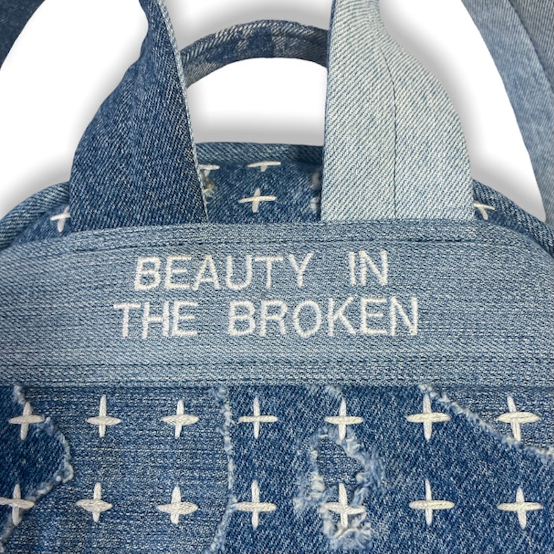 "Beauty in the Broken" Backpack 1of1