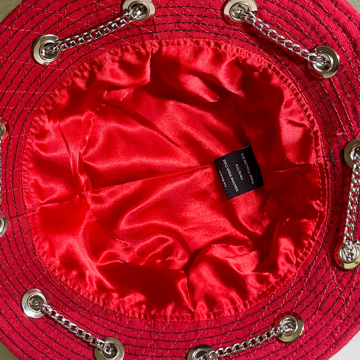 Red and Black Bunny Hat 1of1