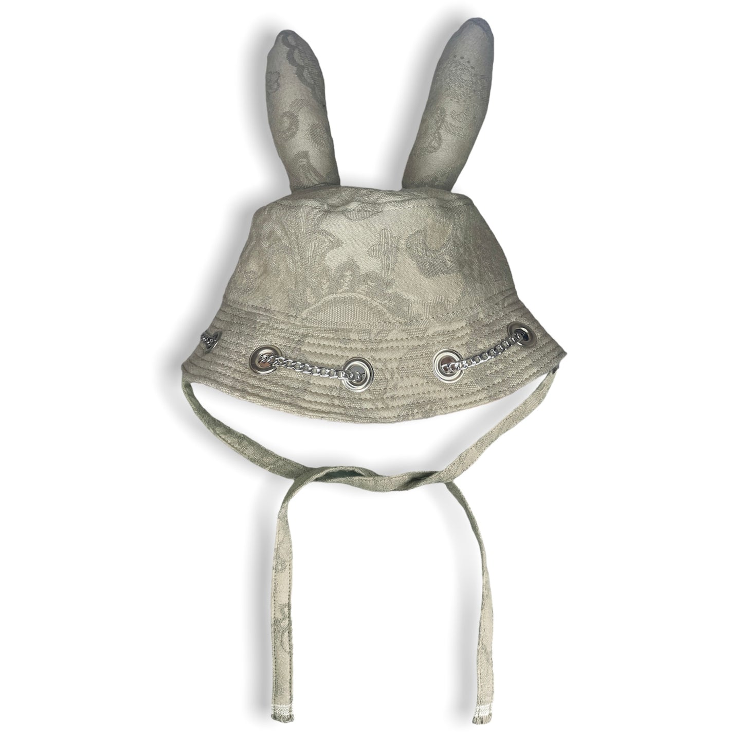 Paisley Beige Bunny Hat 1of1