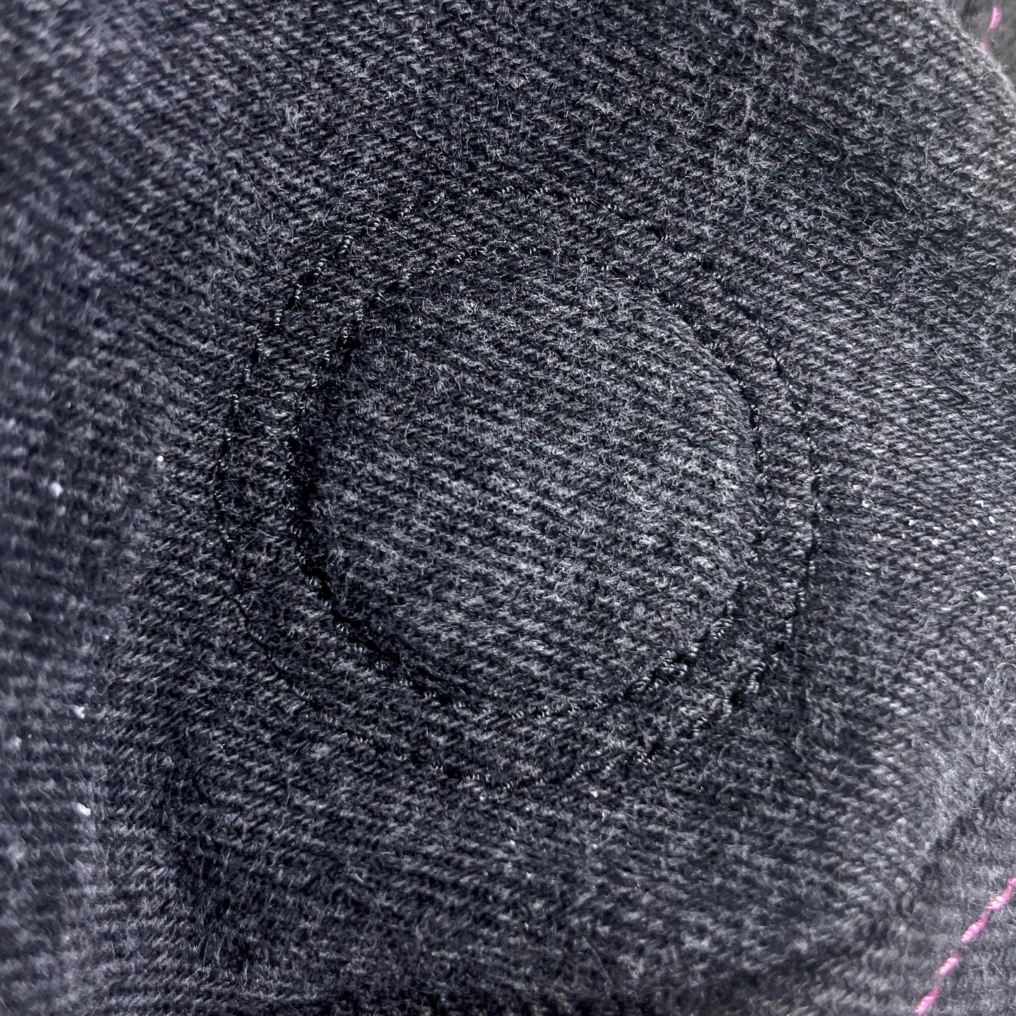 Grey and Pink Heart Bunny Hat 1of1