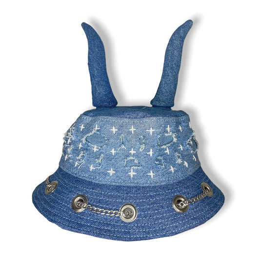 Sashiko Horn Hat 1of1