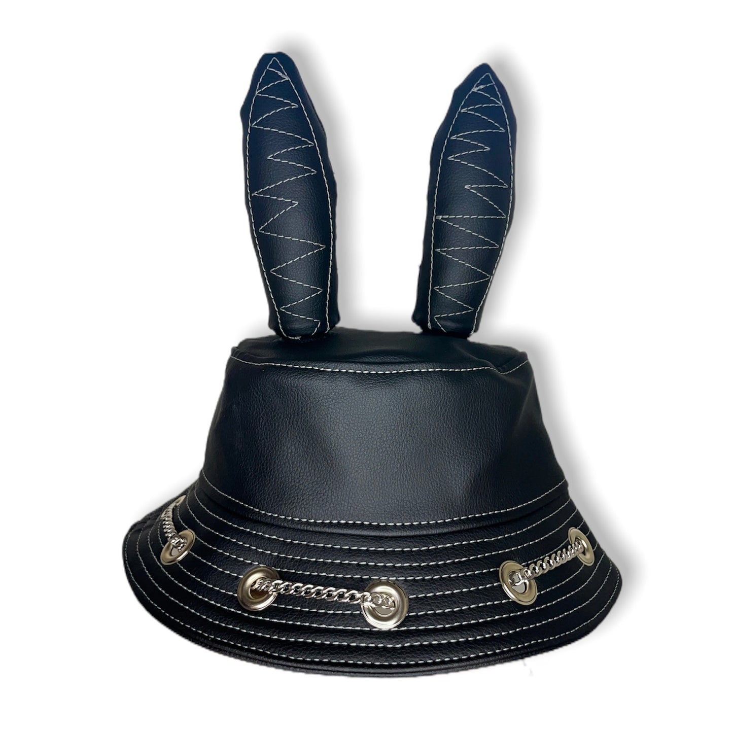 Cactus Leather Bunny Hat Grey 1of1