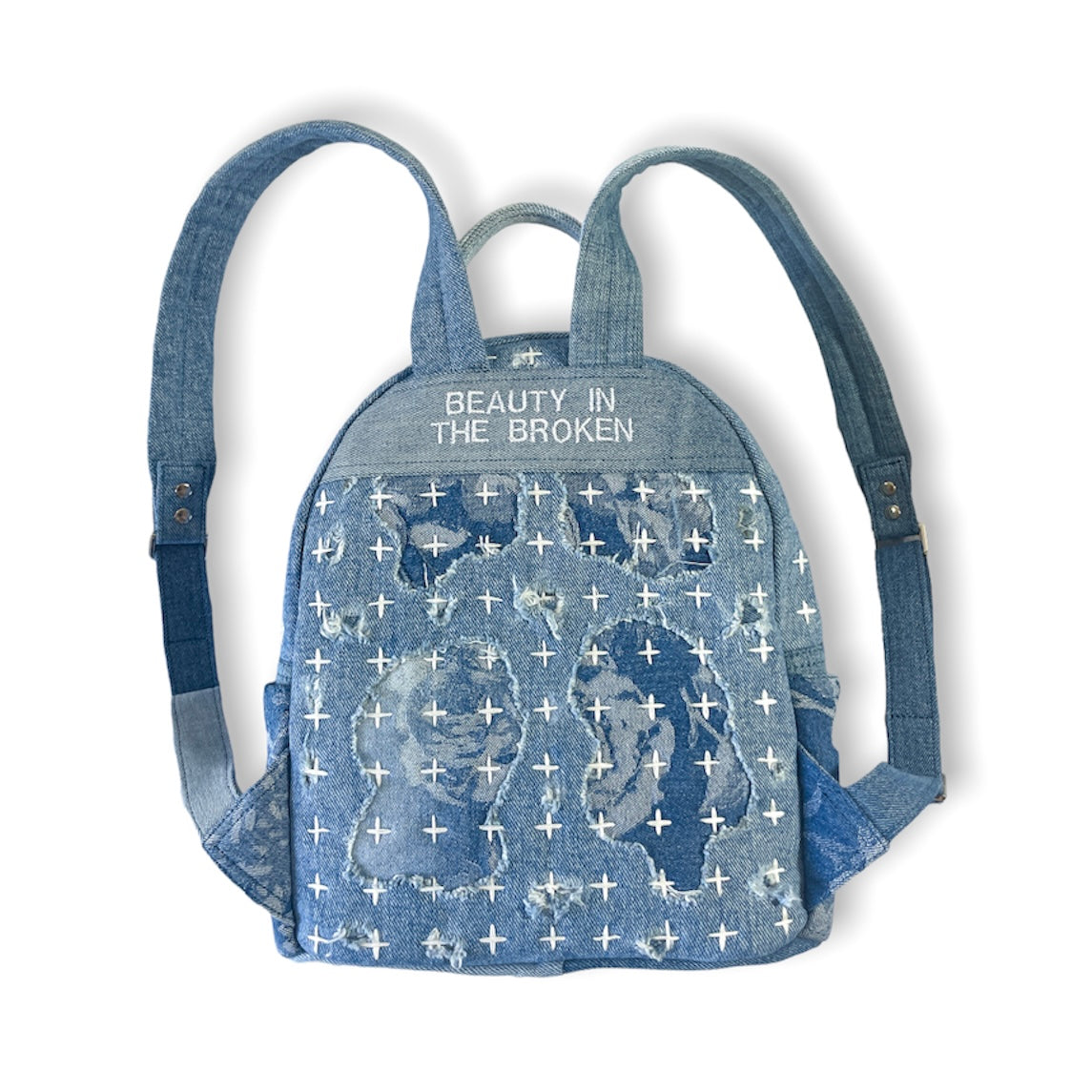 "Beauty in the Broken" Mini Backpack 1of1
