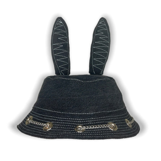 Grey and Light Blue Bunny Hat 1of1