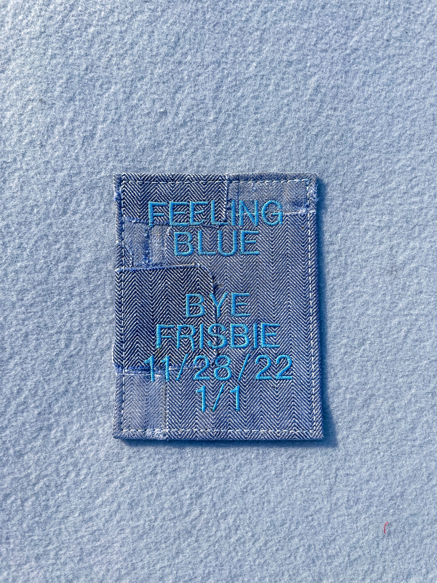 “Feeling Blue” Canvas Art Piece