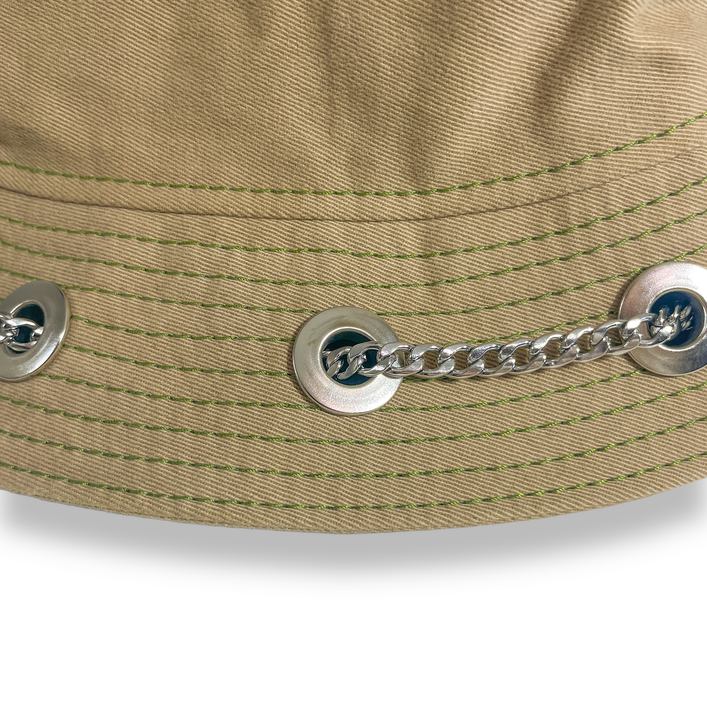 Beige and Green Bunny Hat 1of1