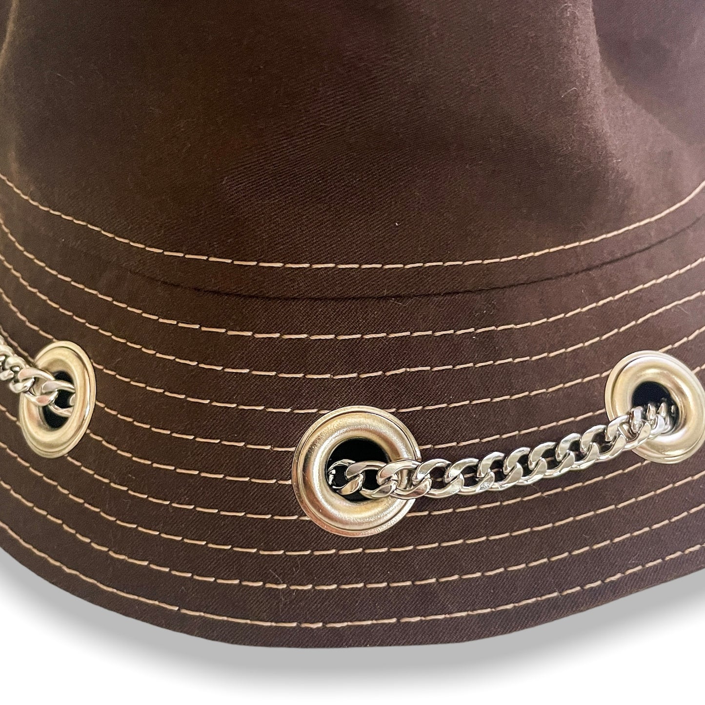 Brown and Beige Bunny Hat 1of1