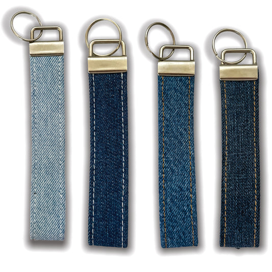 Keychains- Blue Denims