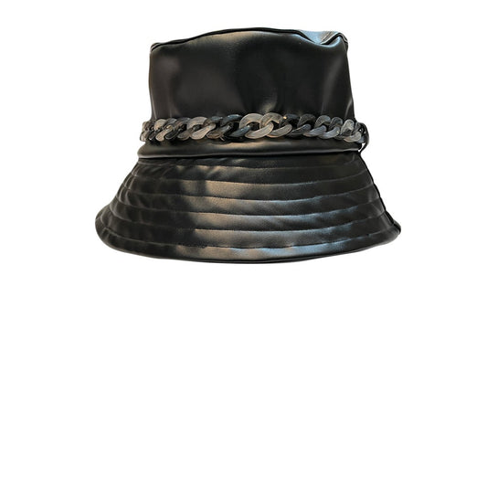 Leather Bucket Hat