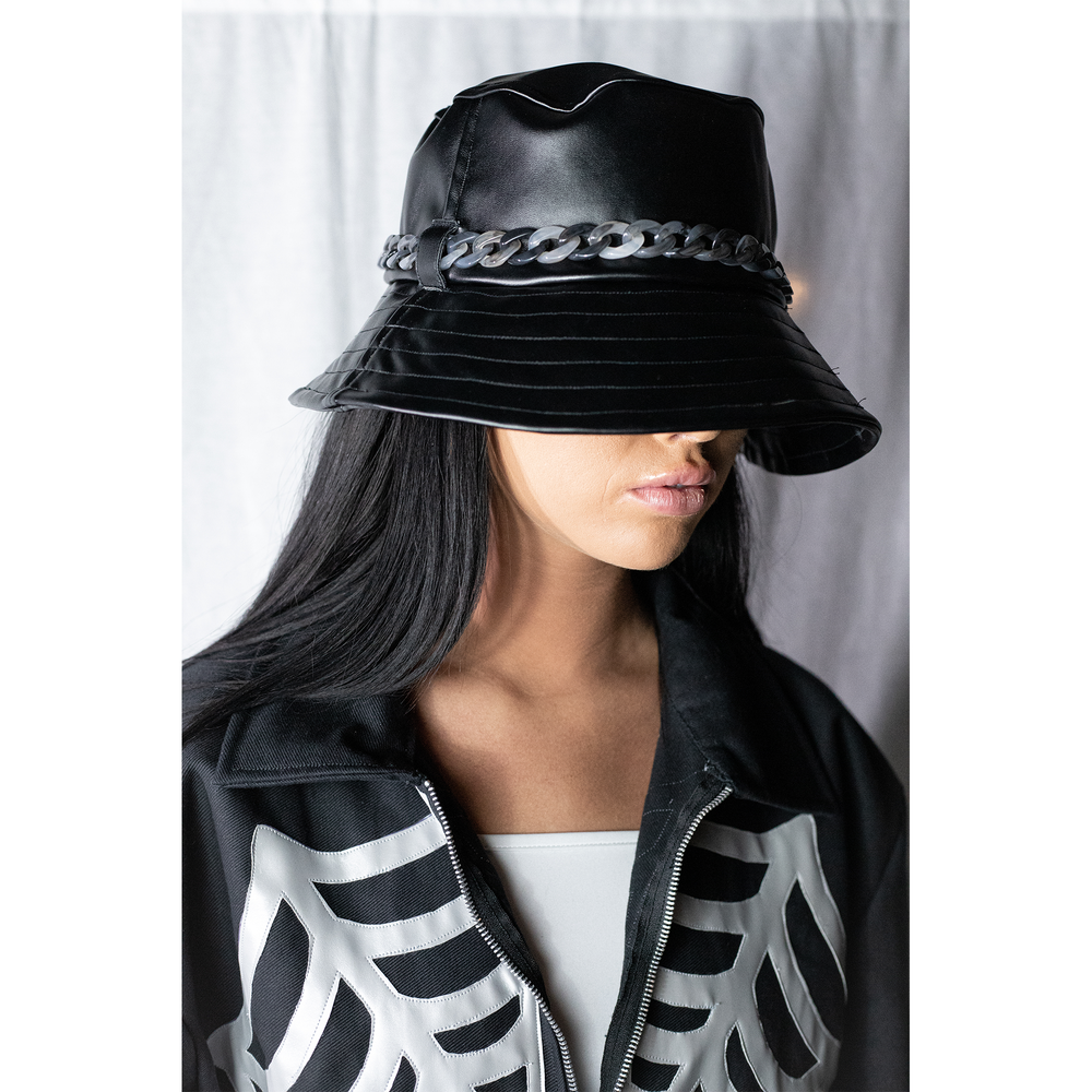 Leather Bucket Hat