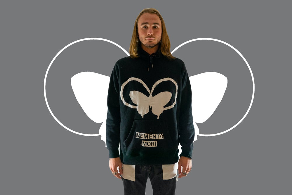 Memento Mori Black Heavyweight Hoodie