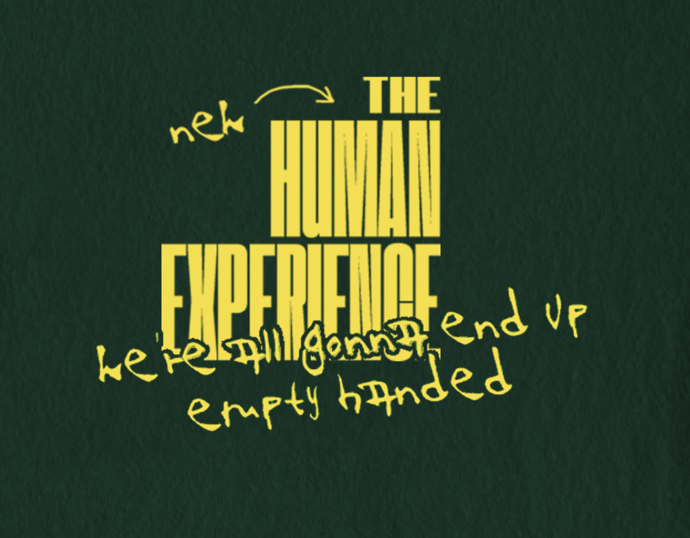 New Human Experience Shirt Forest Green