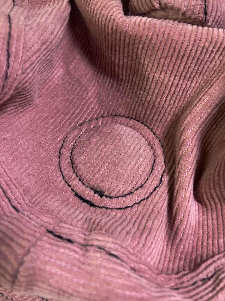Pink Corduroy Bunny Hat 1of1